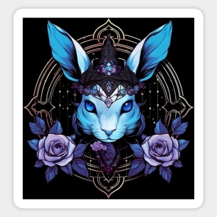 Blue Bunny Sticker